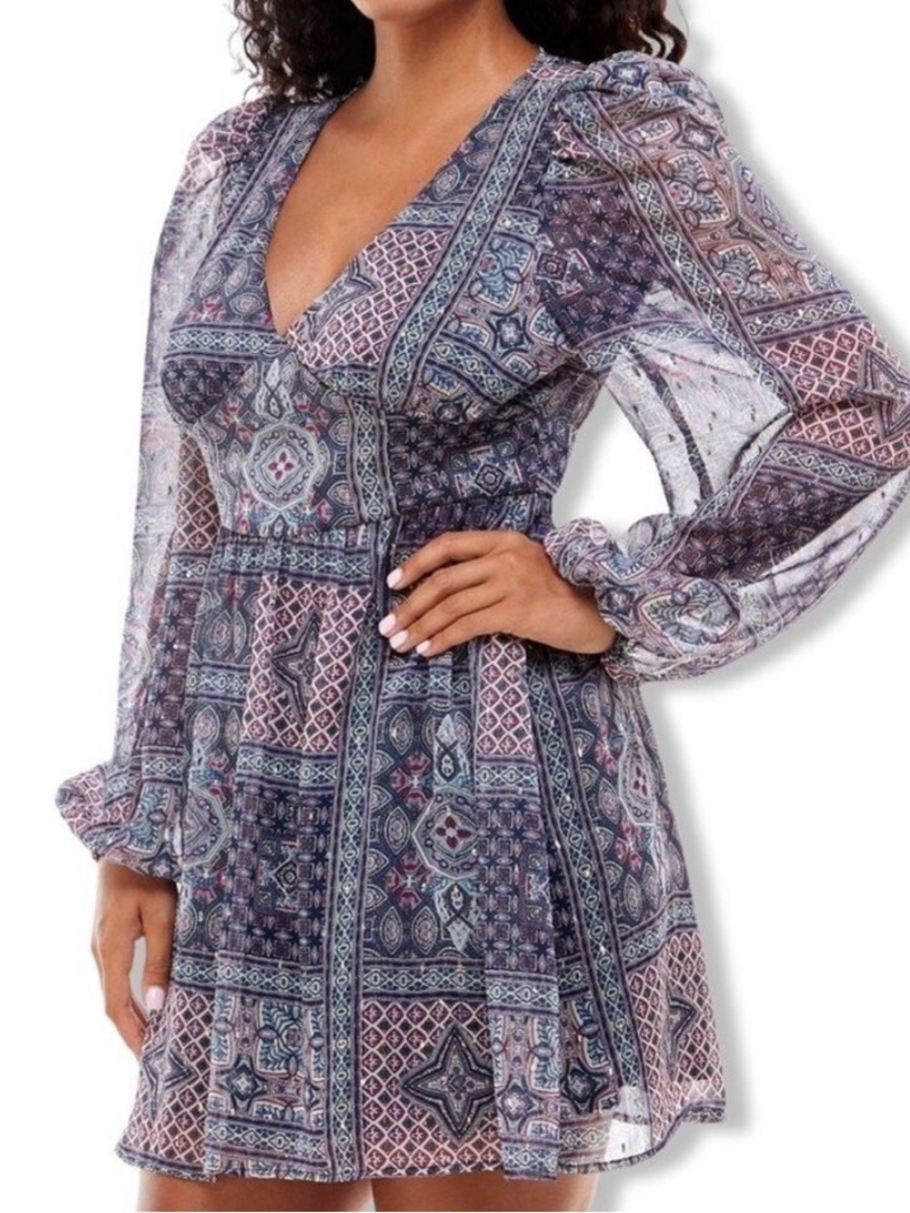 NWT $69 Honey & Rosie Multi-colored Dress
